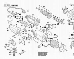 Bosch Angle Grinder GWS 25-180 spare parts