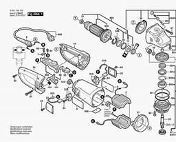 Bosch Angle Grinder GWS 25-230 spare parts