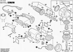 Bosch Angle Grinder 1757 spare parts