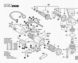 Bosch Concrete Grinder GBR 14 CA spare parts