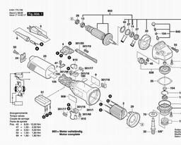 Bosch Grinder 1775 E spare parts
