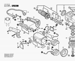 Bosch Angle Grinder GWS 20-230 H spare parts