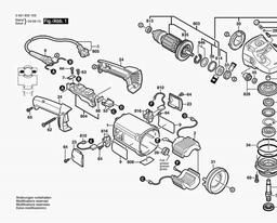 Bosch Angle Grinder GWS 20-230 H spare parts