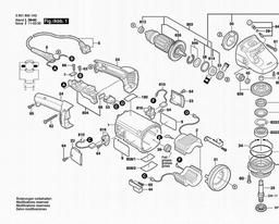 Bosch Angle Grinder GWS 20-230 spare parts