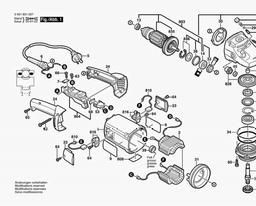 Bosch Angle Grinder GWS 21-180 H spare parts
