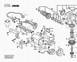 Bosch Angle Grinder 1772-6 spare parts