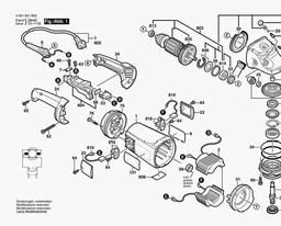 Bosch Angle Grinder GWS 21-230 HV spare parts