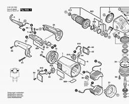 Bosch Angle Grinder 1873-8D spare parts