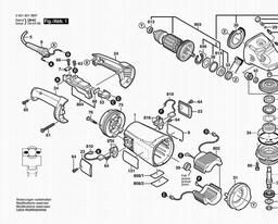 Bosch Angle Grinder 1873-8F spare parts