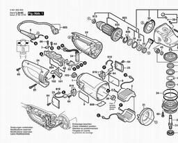 Bosch Angle Grinder GWS 24-180 JB spare parts