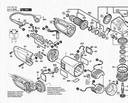 Bosch Angle Grinder GWS 26-180 JBV spare parts