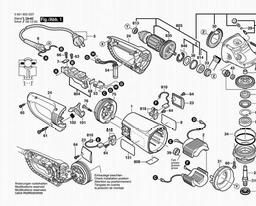 Bosch Angle Grinder GWS 24-180 JBV spare parts