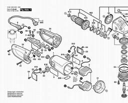 Bosch Angle Grinder GWS 24-230 B spare parts
