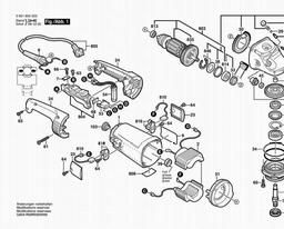 Bosch Angle Grinder GWS 2400-23 JH spare parts
