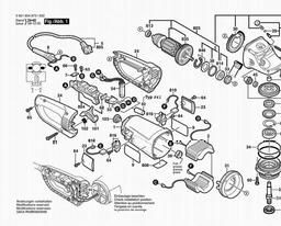 Bosch Angle Grinder GWS 24-230 JB spare parts