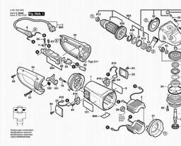 Bosch Angle Grinder GWS 26-180 BV spare parts