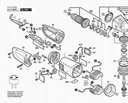 Bosch Angle Grinder 1894-6 spare parts