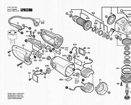 Bosch Angle Grinder GWS 26-180 B spare parts
