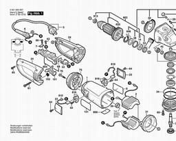 Bosch Angle Grinder GWS 26-230 BV spare parts