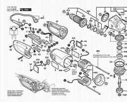 Bosch Angle Grinder BTI-WKS 230 SE spare parts
