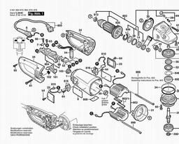 Bosch Angle Grinder GWS 24-230 JBX spare parts