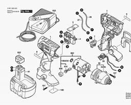 Bosch Impact Wrench 23614 spare parts