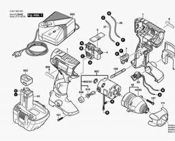 Bosch Impact Wrench GDR 12 V spare parts
