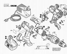 Bosch Cordless Impact Drill DD 514 spare parts