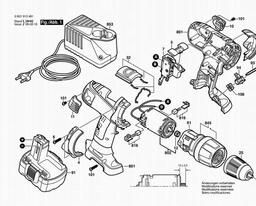 Bosch Cordless Impact Drill IDI 244 spare parts