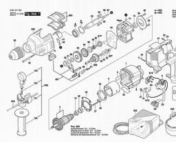 Bosch Cordless Rotary Hammer 12524 spare parts