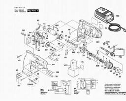 Bosch Cordless Screwdriver ABS 7,2 V spare parts