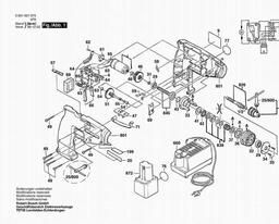 Bosch Cordless Screwdriver BB 596 B spare parts