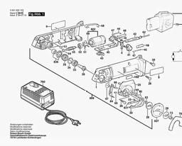 Bosch Cordless Fabric Saw 1925A spare parts