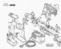Bosch Cordless Screw Driver BACP 12V spare parts