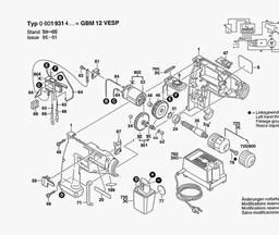 Bosch Batt-oper Drill 3054 VSR spare parts