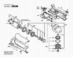 Bosch Cordless Angle Grinder GWS 14,4 V spare parts