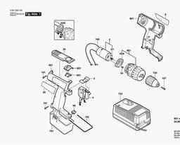 Bosch Cordless Screwdriver 3310 spare parts