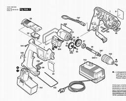 Bosch Cordless Drill GBM 12 VES-2 spare parts