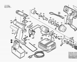 Bosch Cordless Percus Screwdriv GDR 100 spare parts