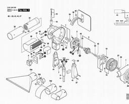 Bosch Hot Air Gun 1942 spare parts