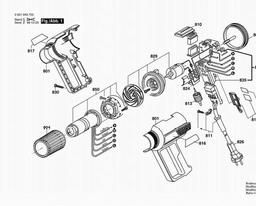 Bosch Hot Air Gun GHG 650 LCE spare parts