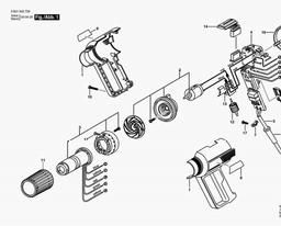 Bosch Hot Air Gun 1943 LED spare parts