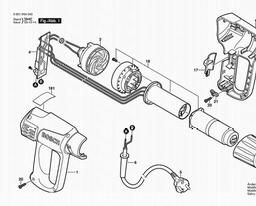 Bosch Hot Air Gun GHG 500-2 spare parts