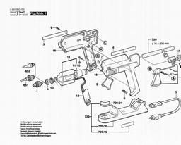Bosch Glue Gun GKP 200 CE spare parts