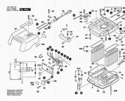Bosch All Purpose Vacuum Cleane GAS 50 spare parts