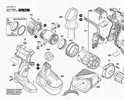 Bosch Cordl Perc Screwdr 15618 spare parts