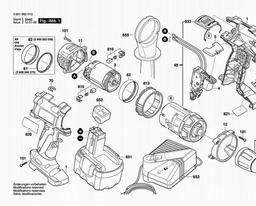 Bosch Cordl Perc Screwdr 15614 spare parts