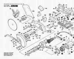 Bosch Slide Mitre Saw GCM 10 spare parts