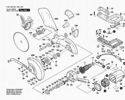 Bosch Slide Mitre Saw GCM 10 spare parts