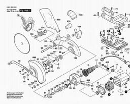 Bosch Slide Mitre Saw GCM 10 spare parts